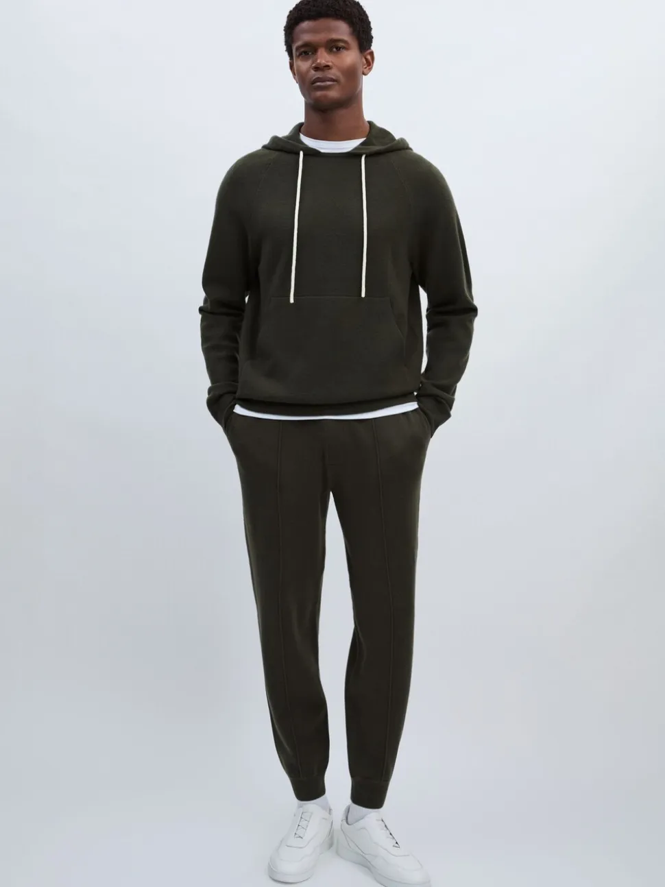 Paige Donaldson Drawstring Knitted Hoodie