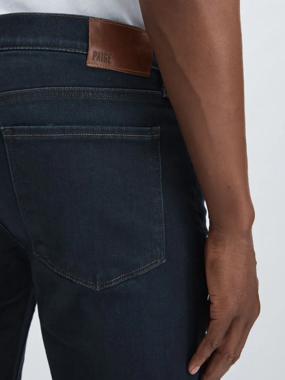 Paige Slim Ranchwood Straight-Leg Jeans
