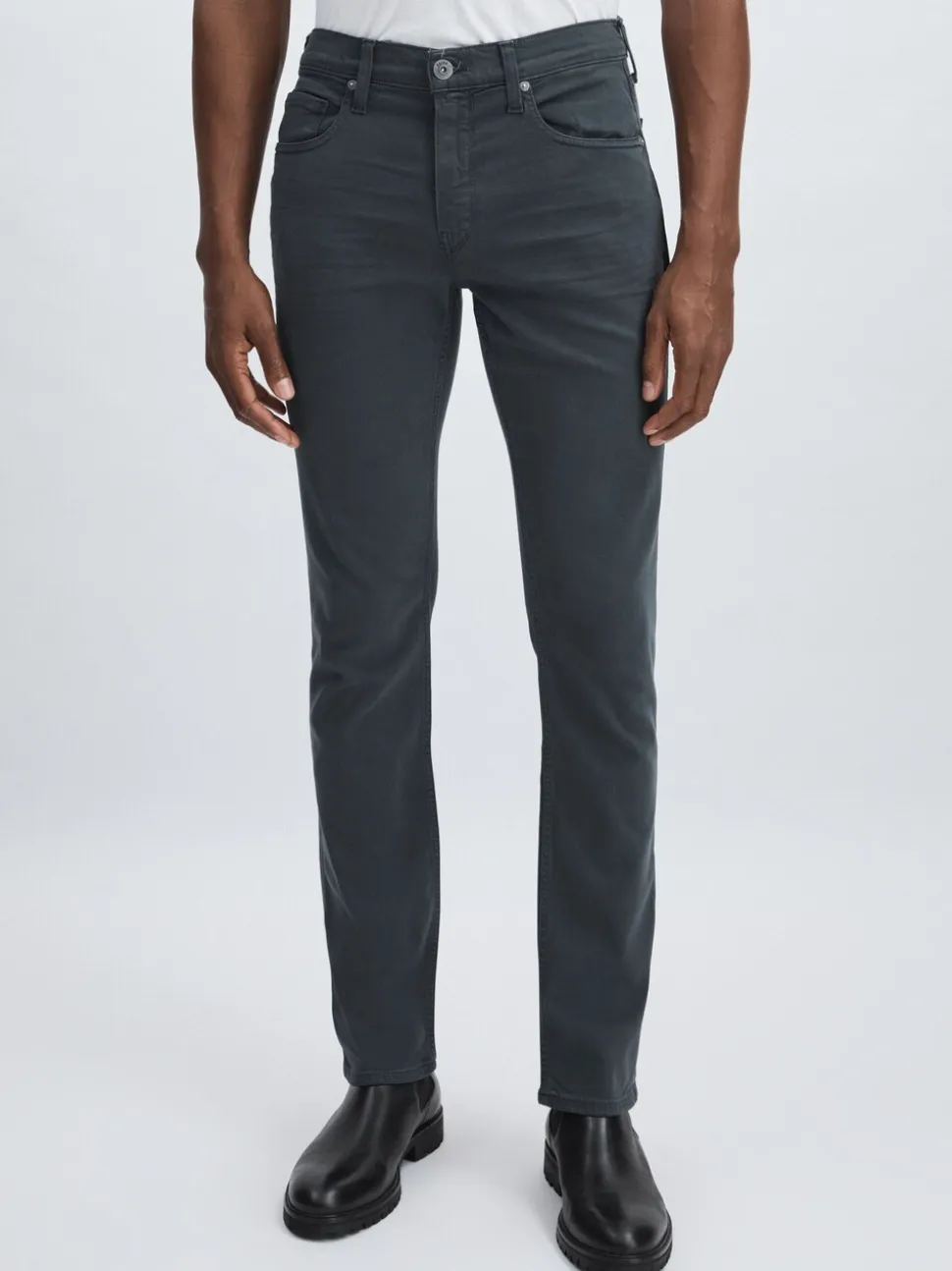 Paige Slim Straight-Leg Jeans
