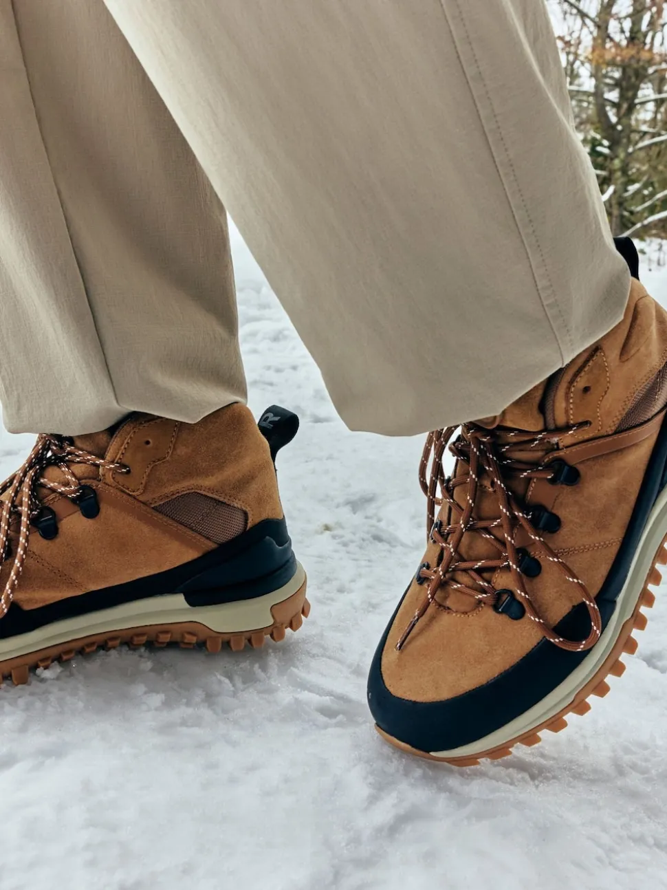 Pajar Fenwick Lace Up Hiking Chestnut Brown Boots