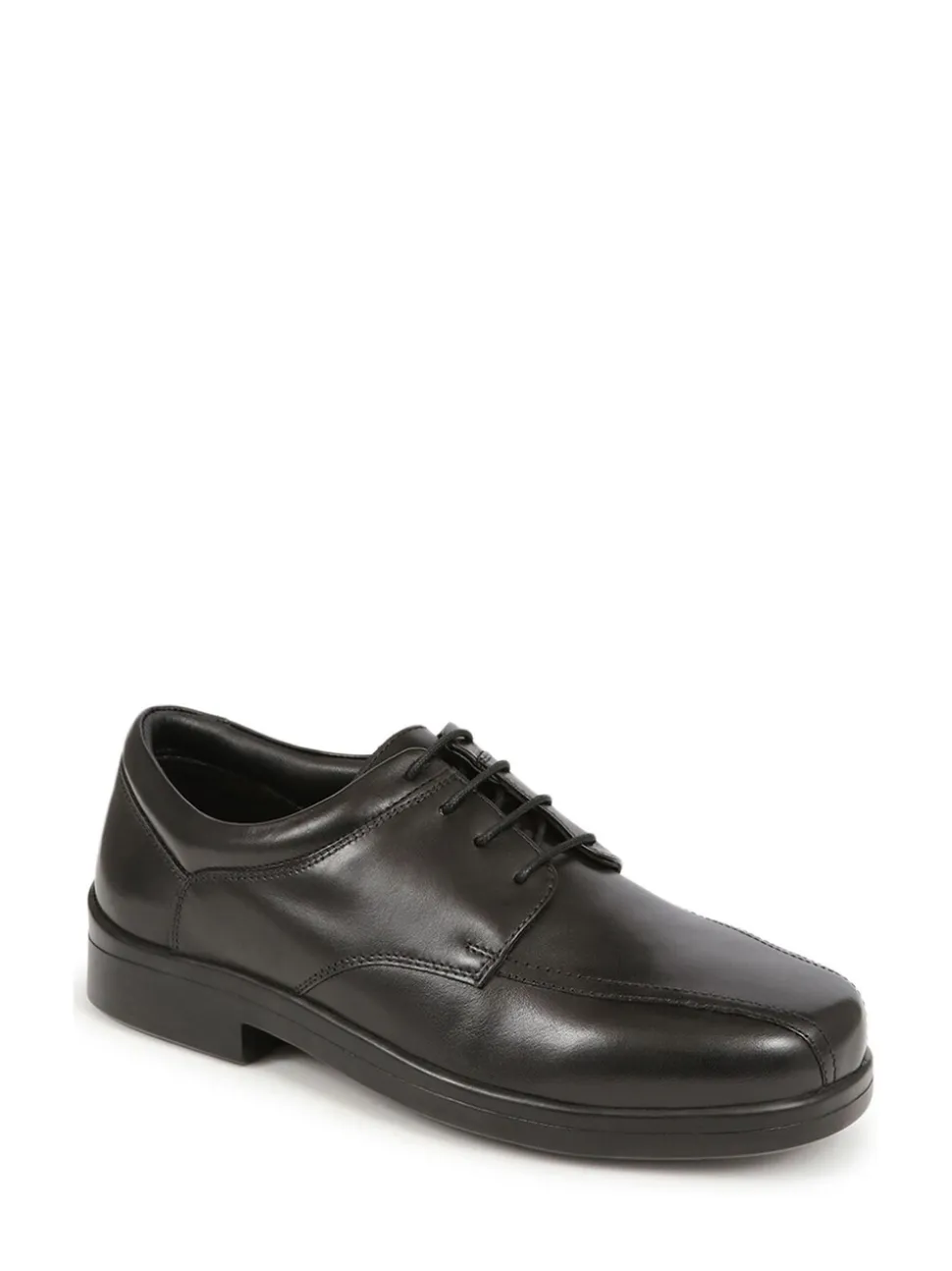 Pavers Black Extra Wide Fit Smart Lace-Up Shoes