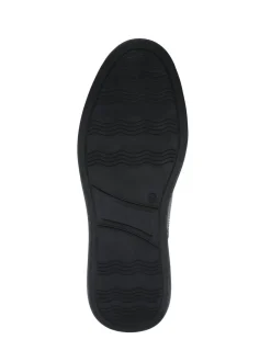 Pavers Black Lightweight Casual Lace Up Shoes