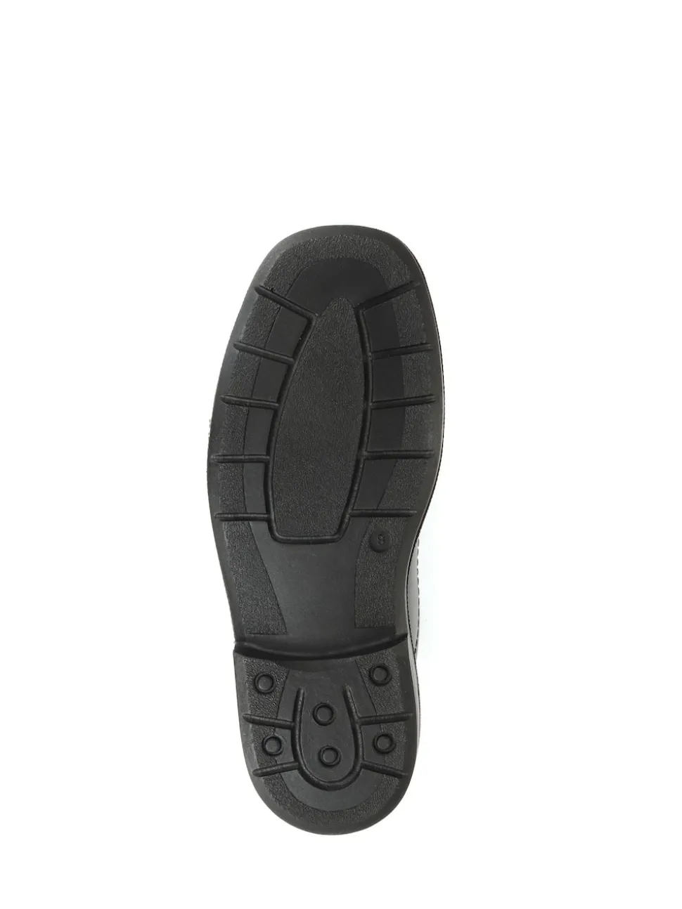 Pavers Black Pavers Wide Fit Leather Slip On Black Shoes