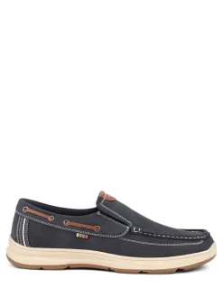 Pavers Blue Pavers Blue Slip On Boat Shoes