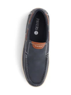 Pavers Blue Pavers Blue Slip On Boat Shoes