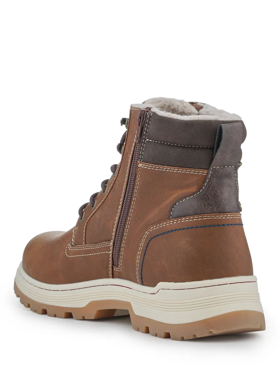 Pavers Brown Lace Up Boots