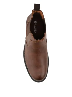 Pavers Dark Brown Gents Boots Casual
