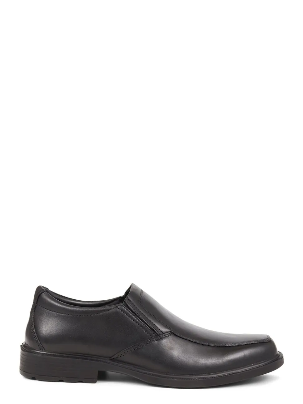Pavers Gents Slip On Smart Black Shoes