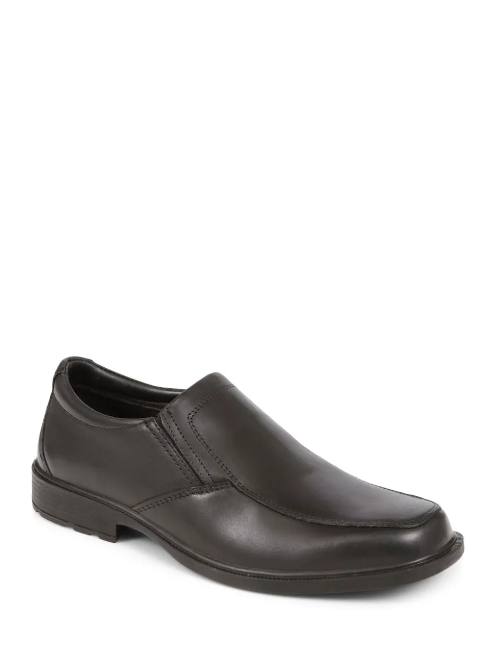 Pavers Gents Slip On Smart Black Shoes