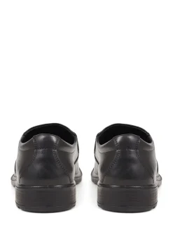 Pavers Gents Slip On Smart Black Shoes