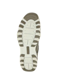 Pavers Green Lace-Up Casual Trainers