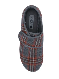 Pavers Grey Gents Slippers Full
