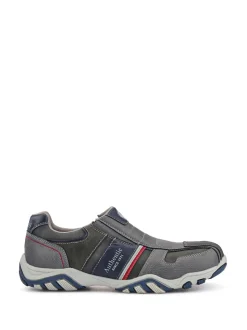 Pavers Grey Slip-On Trainers
