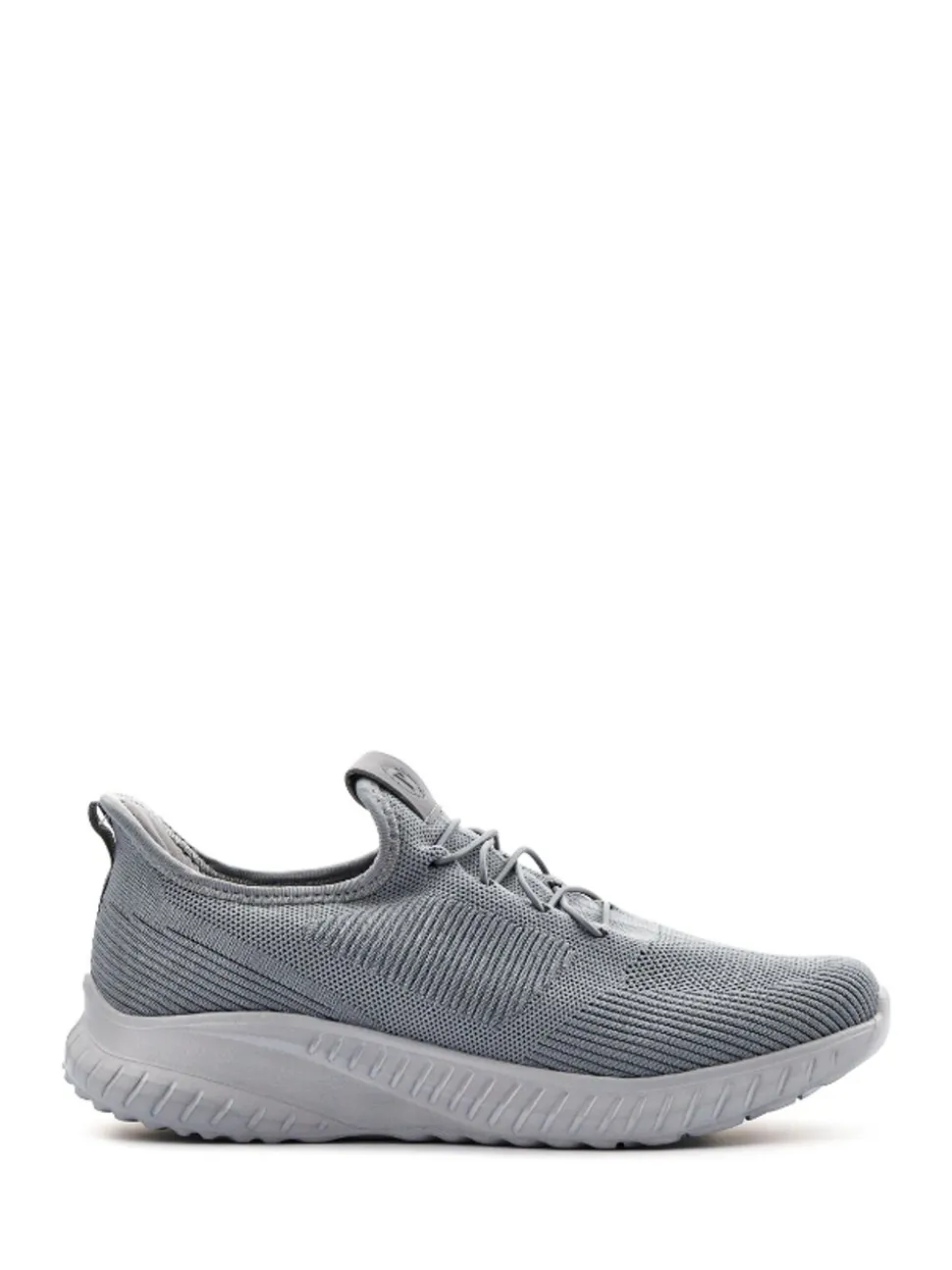 Pavers Grey Slip-On Wide-Fit Trainers