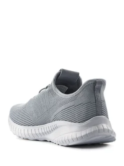 Pavers Grey Slip-On Wide-Fit Trainers