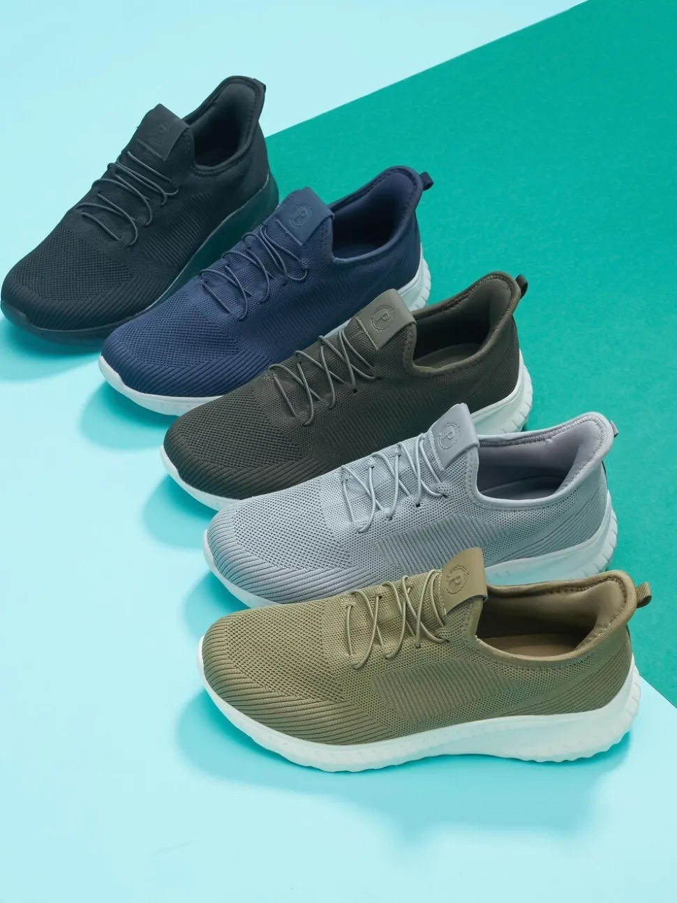 Pavers Grey Slip-On Wide-Fit Trainers
