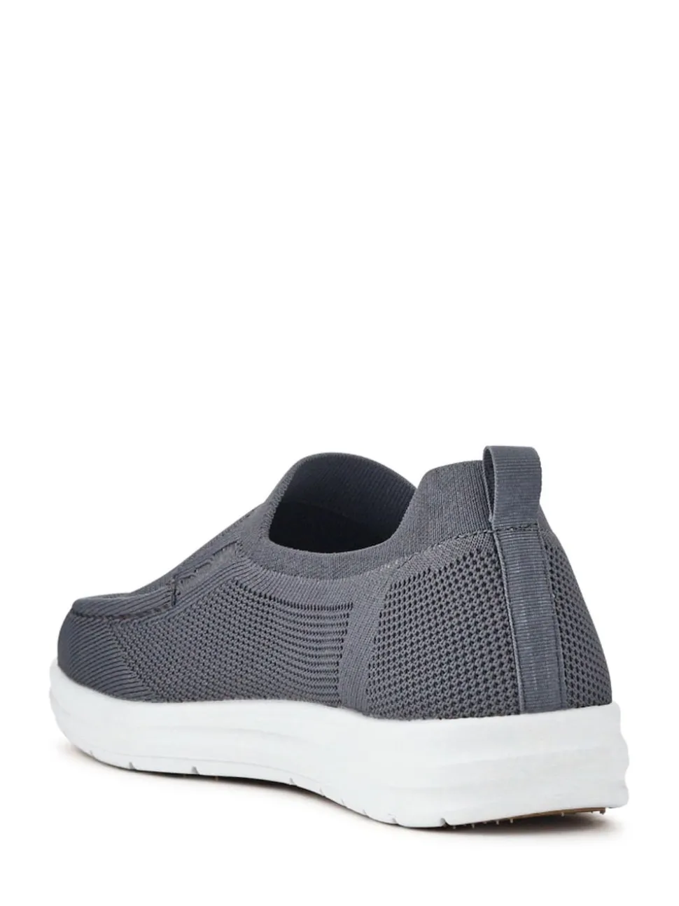 Pavers Grey Stretchy Slip-On Shoes