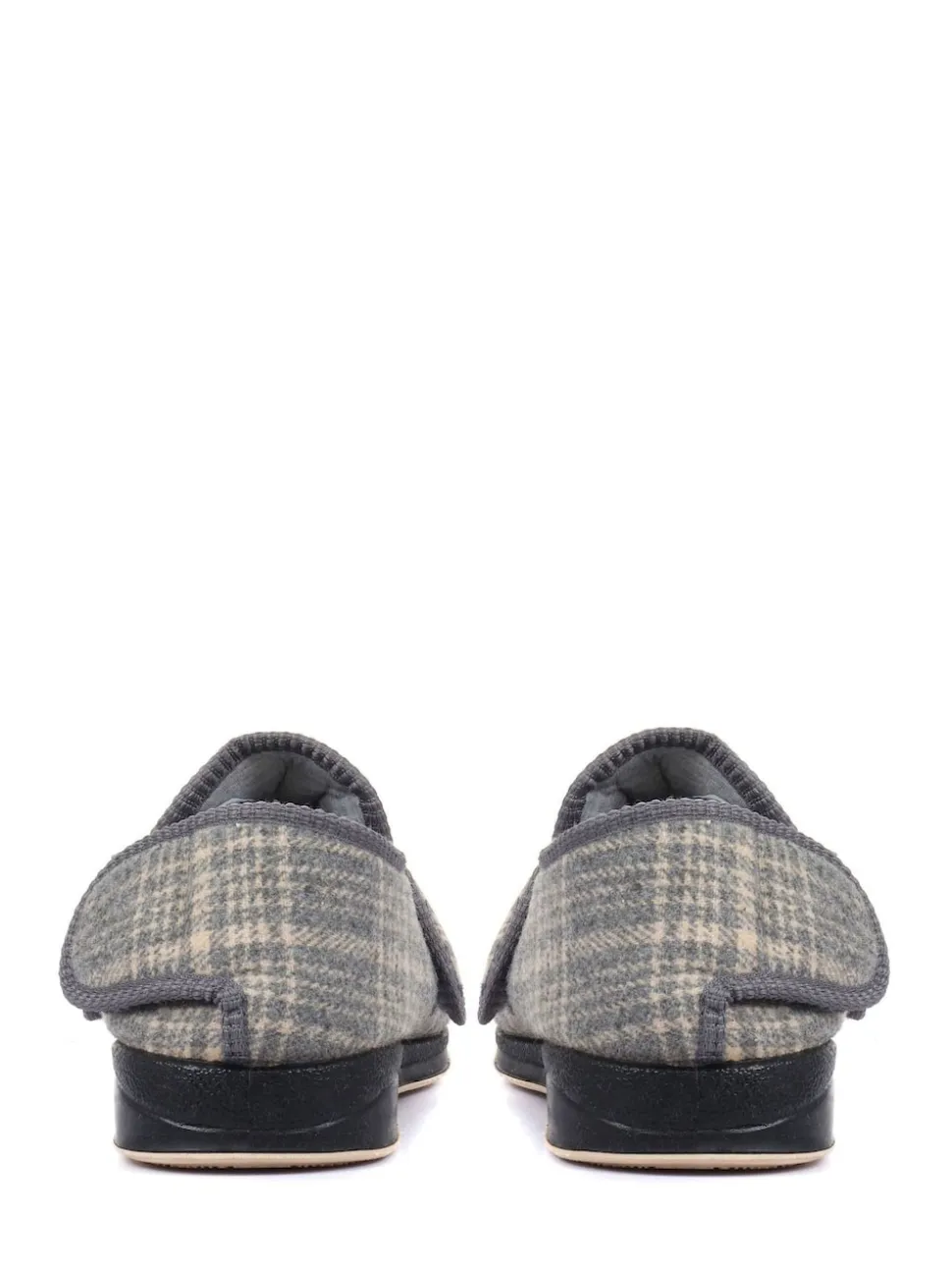 Pavers Grey Touch Fasten Slippers