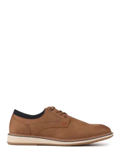Pavers Light Brown Casual Cushioned Lace Up Shoes