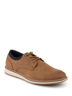Pavers Light Brown Casual Cushioned Lace Up Shoes