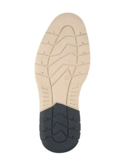 Pavers Natural Dual Fasten Leather Shoes