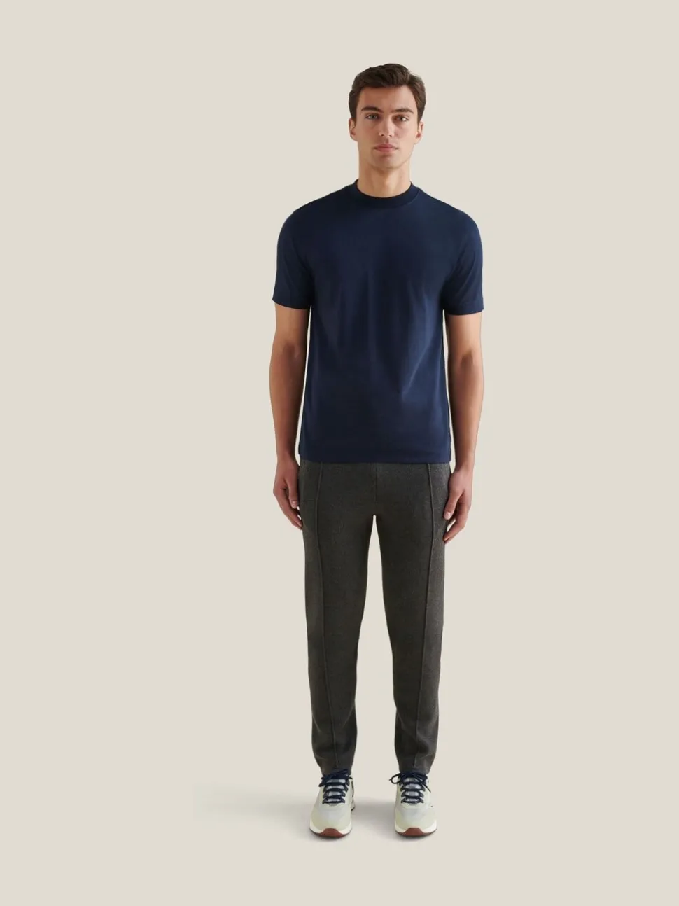 Peckham Rye Grey Milano Knit Joggers