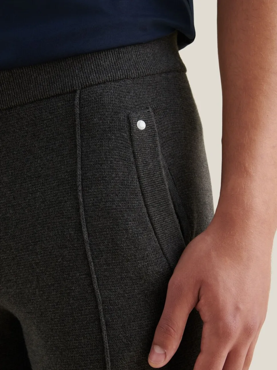 Peckham Rye Grey Milano Knit Joggers