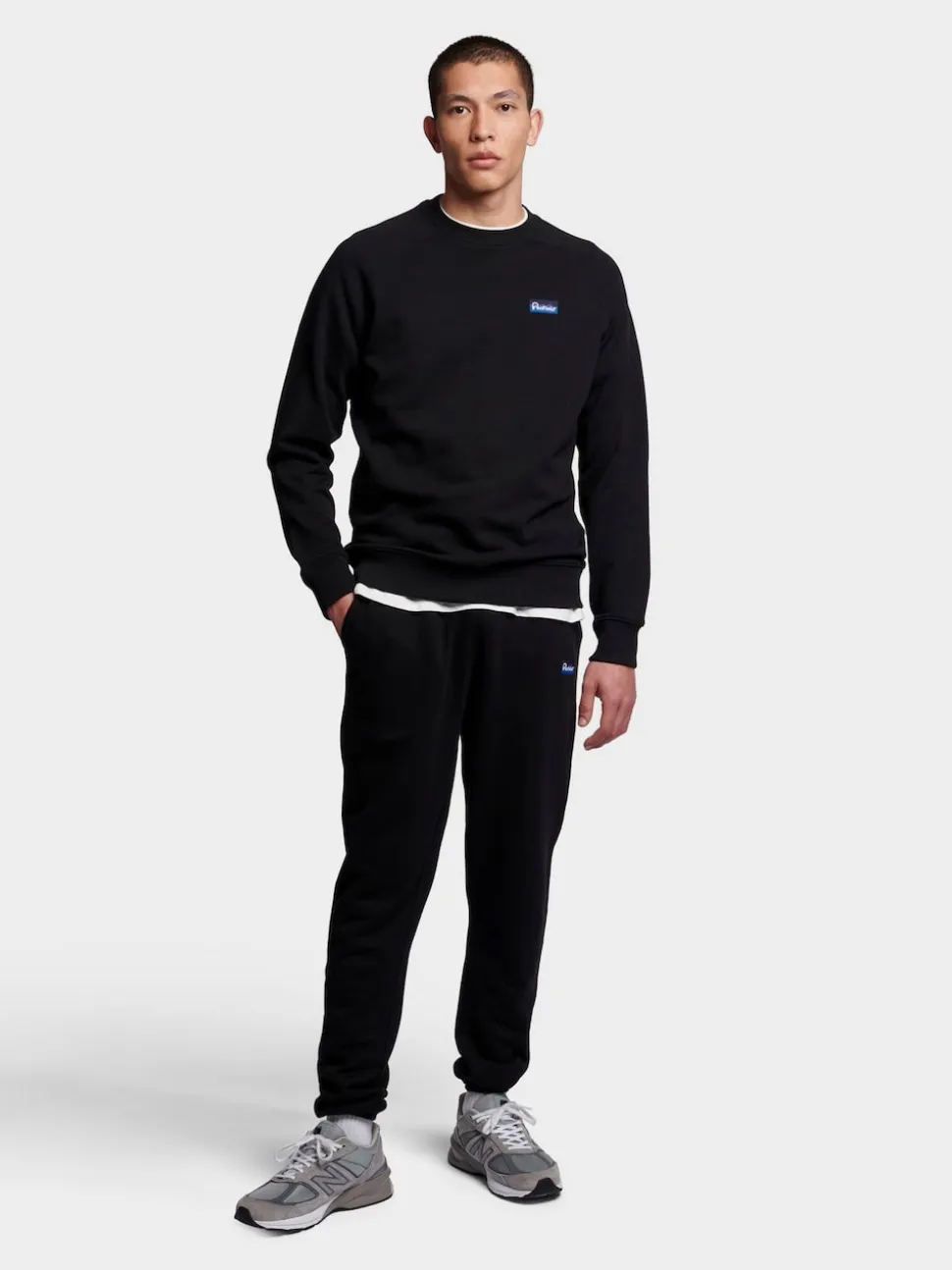Penfield Black Mens Relaxed Fit 100% Cotton Original Logo Joggers