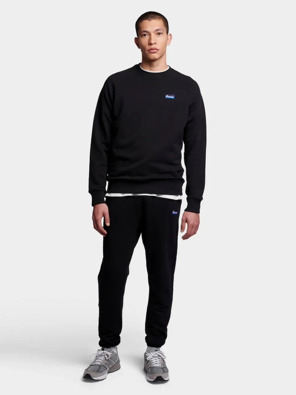 Penfield Black Mens Relaxed Fit 100% Cotton Original Logo Joggers