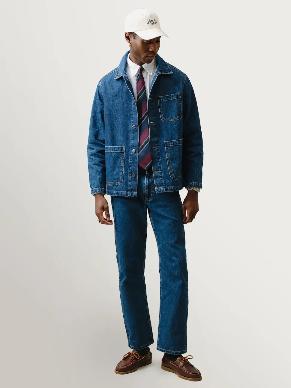 Percival Blue Straight Leg Denim Jeans