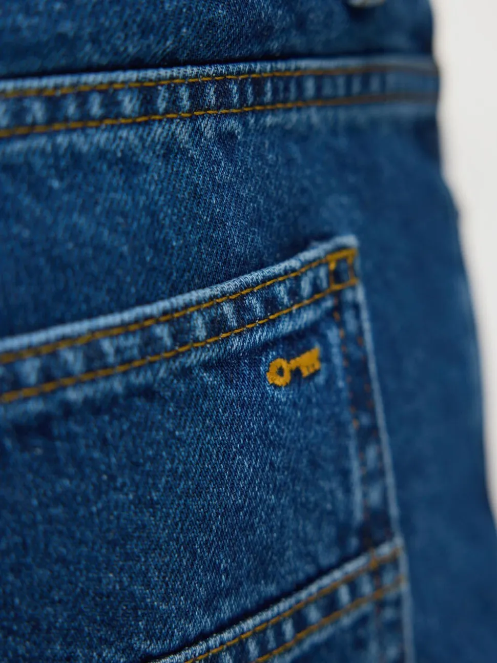 Percival Blue Straight Leg Denim Jeans