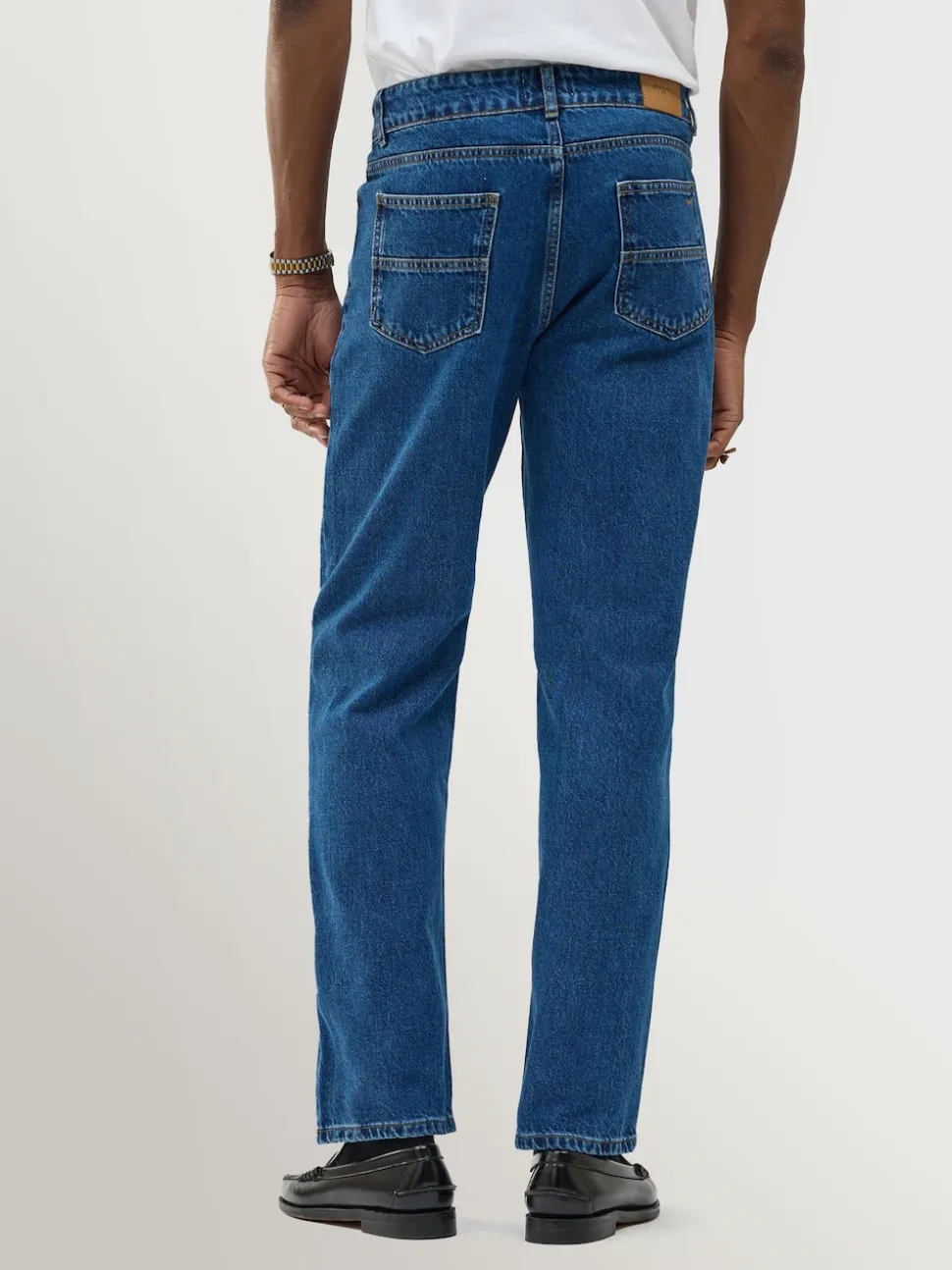 Percival Blue Straight Leg Denim Jeans