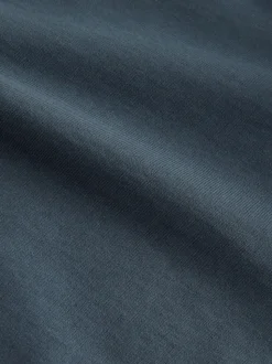 Petrol Blue Lightweight Zip Up Hoodie
