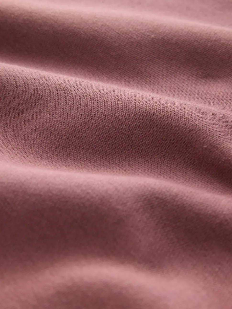 Pink Quarter Zip Cotton Rich Jersey Sweatshirt