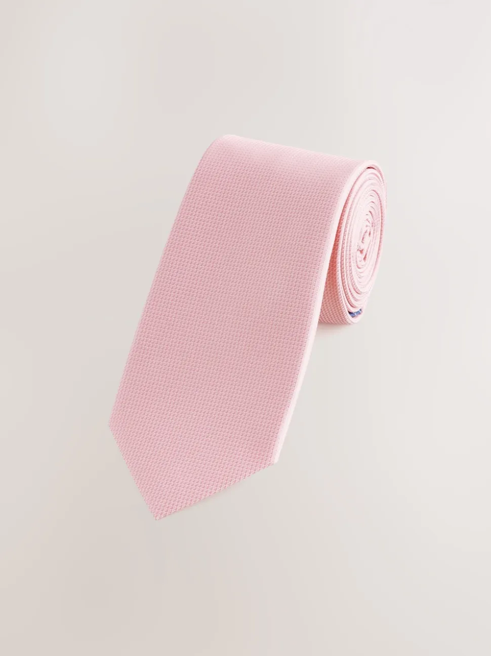 Pink Slim Textured Tie