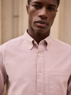 Pink Soft Touch Oxford Long Sleeve Shirt