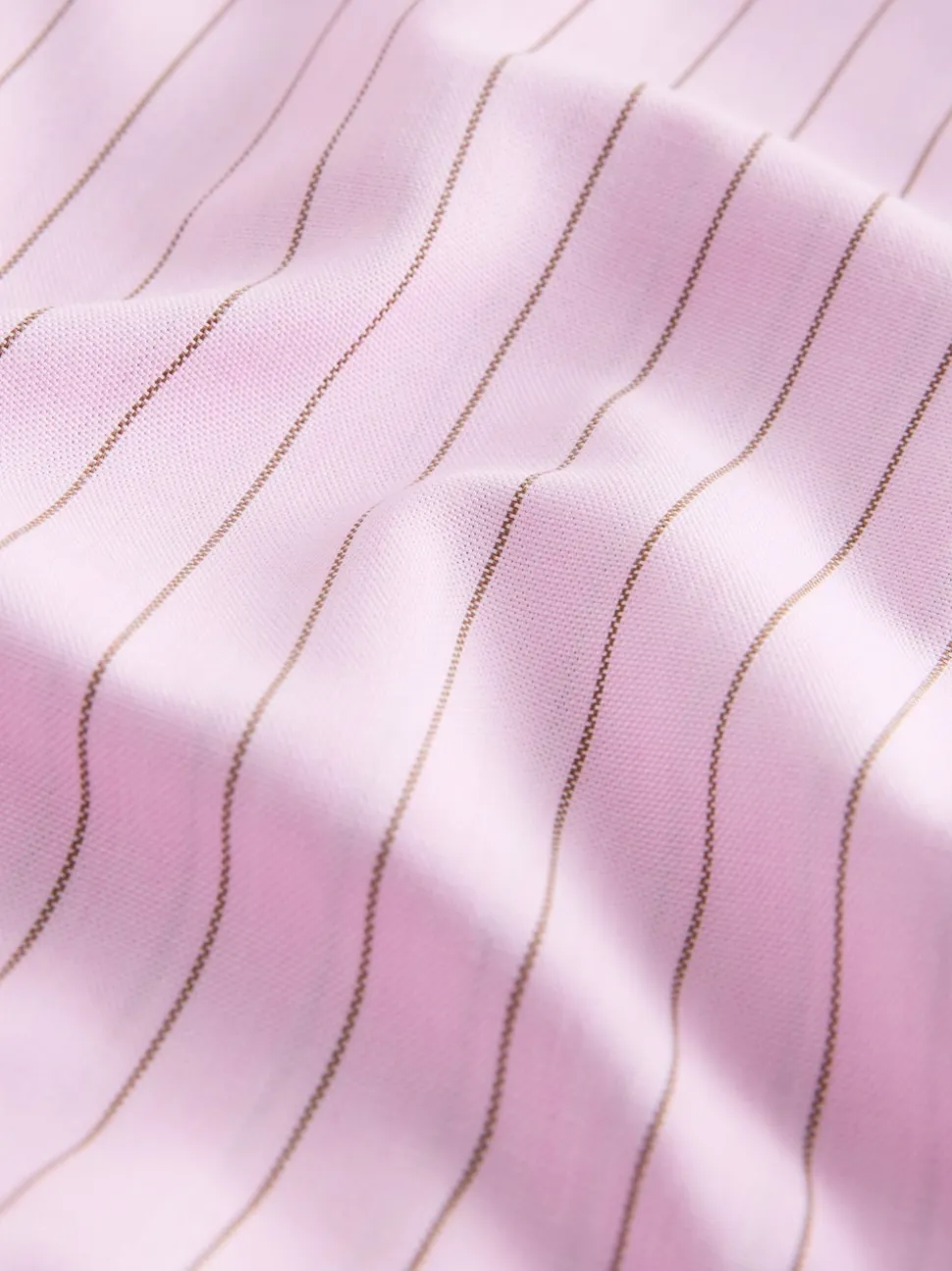 Pink Stripe Regular Fit Easy Iron Button Down Oxford Shirt