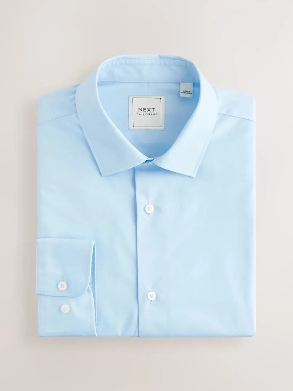 Pink/Blue Regular Fit Easy Care Long Sleeve Single Cuff Smart Shirts 2 Pack