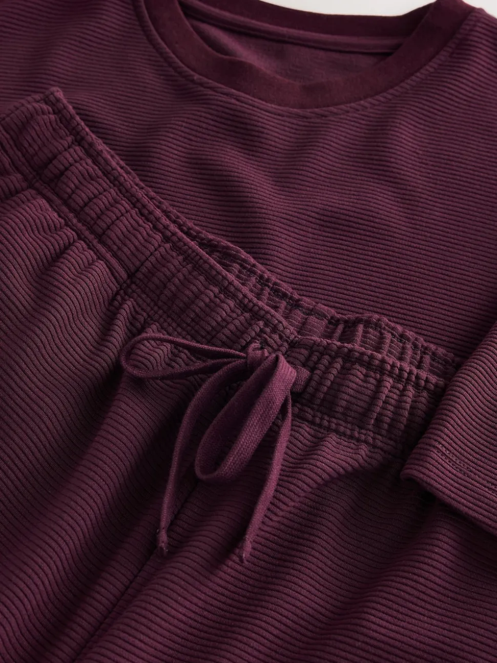 Plum Purple TENCEL™ Modal Blend Short Sleeve Pyjamas Set