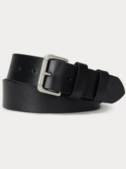 Polo Ralph Lauren Black Leather Jeans Belt
