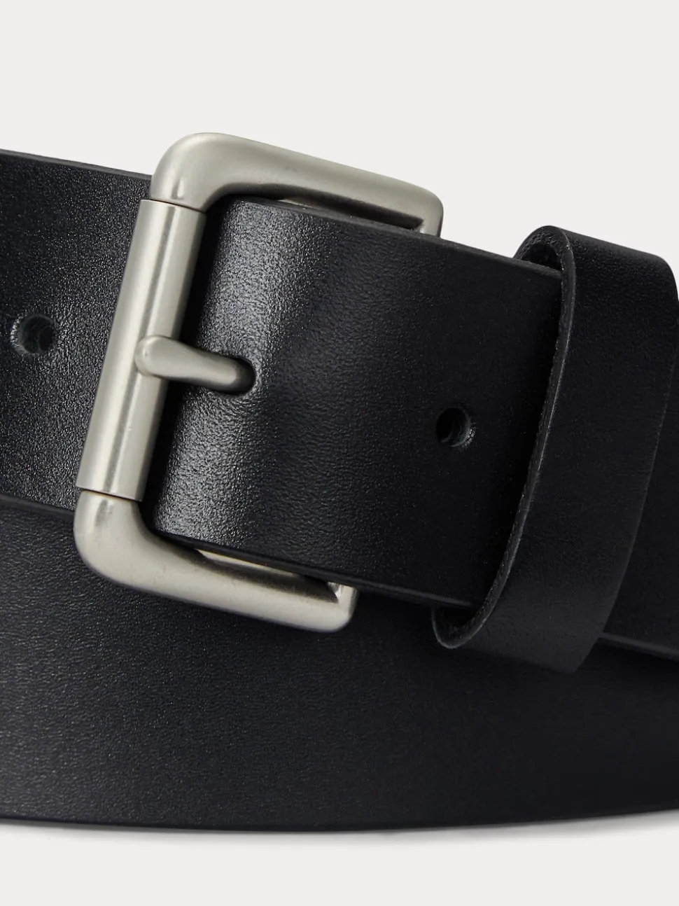 Polo Ralph Lauren Black Leather Jeans Belt