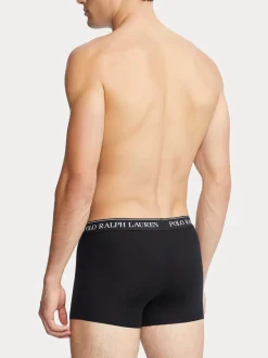 Polo Ralph Lauren Black/White/Grey Stretch Cotton Boxers 3 Pack