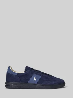 Polo Ralph Lauren Blue Bedford Suede Trainers