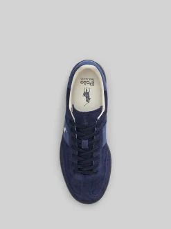 Polo Ralph Lauren Blue Bedford Suede Trainers