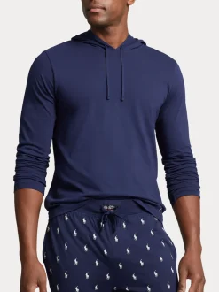 Polo Ralph Lauren Blue Jersey Cotton Hoodie