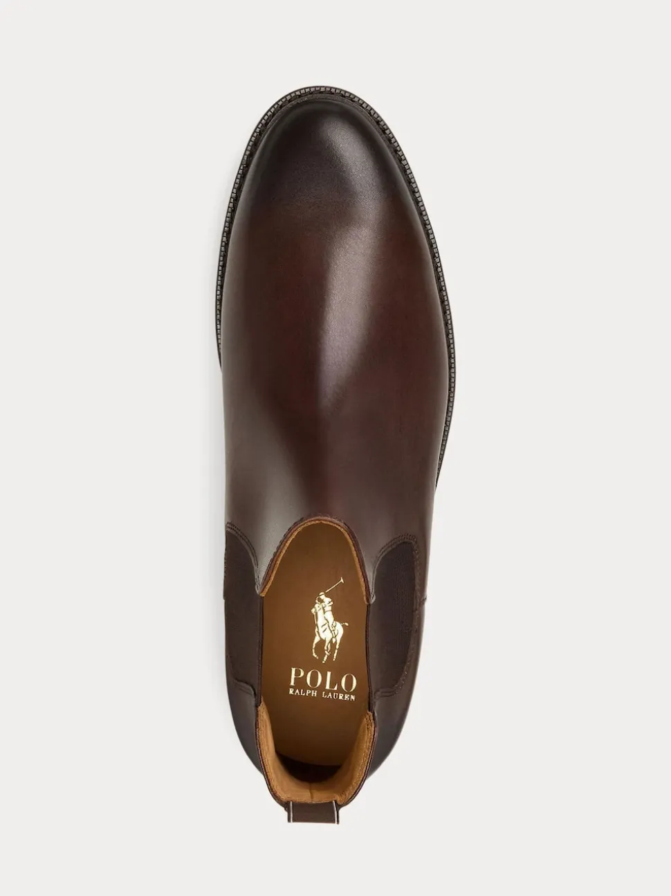 Polo Ralph Lauren Brown Asher Chelsea Mid Cut Boots
