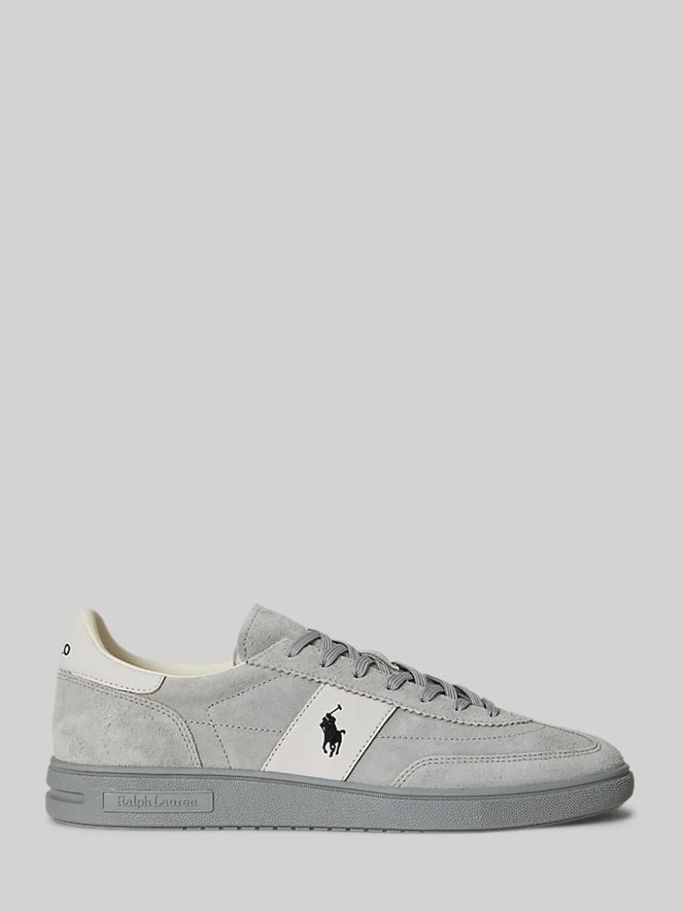 Polo Ralph Lauren Grey Bedford Suede Trainers