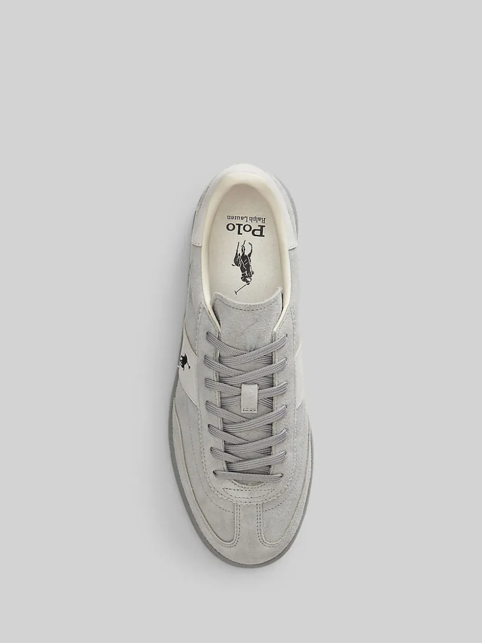 Polo Ralph Lauren Grey Bedford Suede Trainers