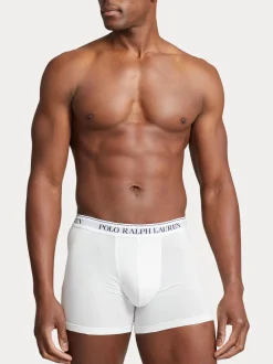 Polo Ralph Lauren Grey Long Cotton Stretch Boxers 3 Pack