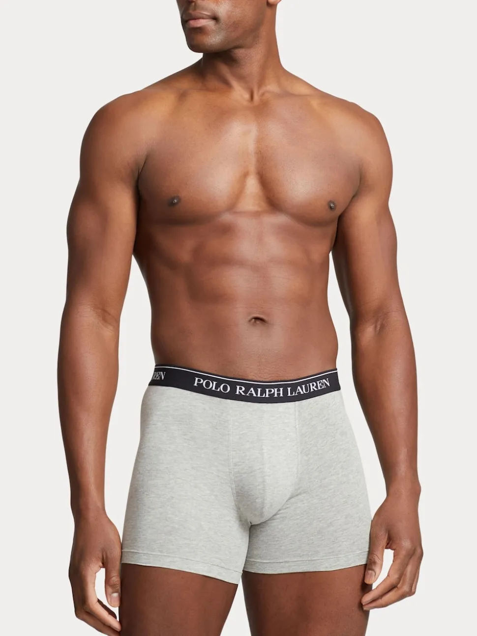 Polo Ralph Lauren Grey Long Cotton Stretch Boxers 3 Pack